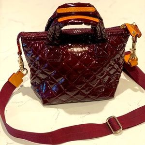 MZ Wallace patent micro Sutton tote/satchel